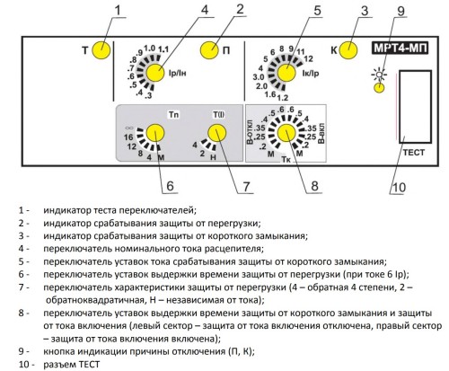 Купить Блок МРТ4-МП (микропроцессорный расцепитель) 